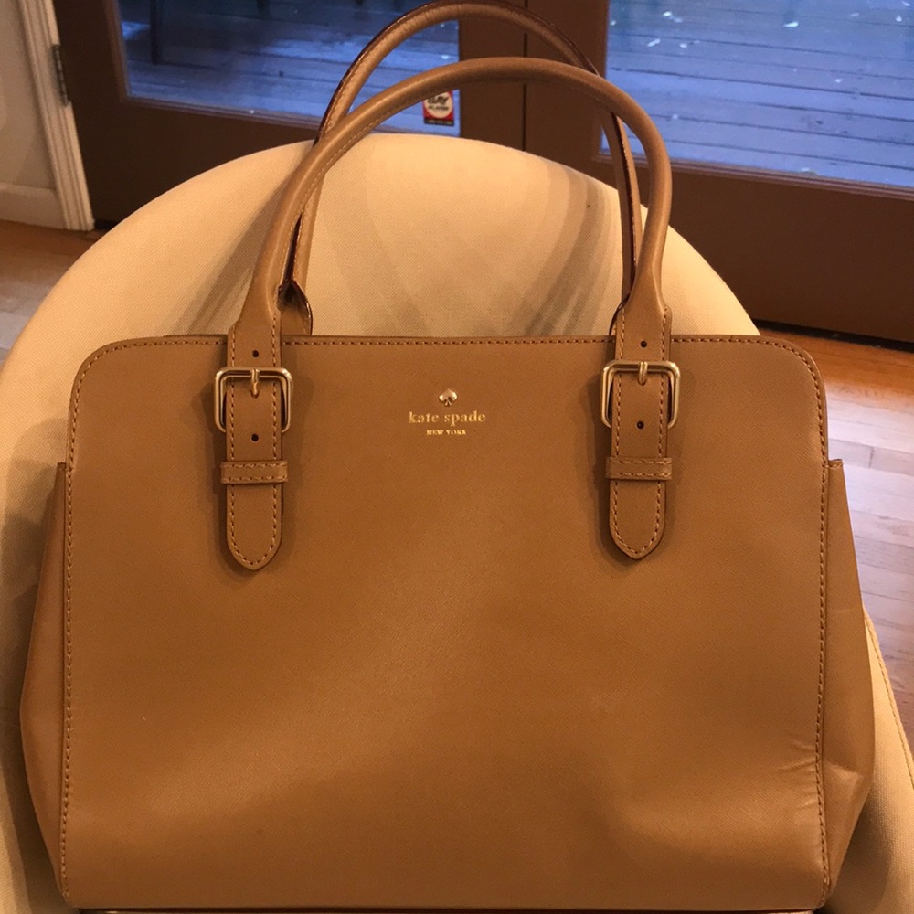 GOOD CONDITION! Kate spade brown leather handbag